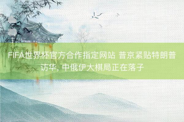 FIFA世界杯官方合作指定网站 普京紧贴特朗普访华， 中俄伊大棋局正在落子