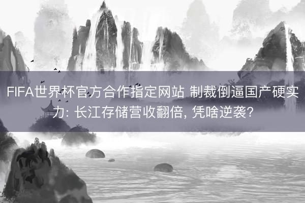 FIFA世界杯官方合作指定网站 制裁倒逼国产硬实力: 长江存储营收翻倍， 凭啥逆袭?