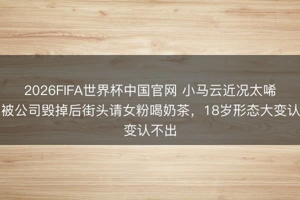2026FIFA世界杯中国官网 小马云近况太唏嘘！被公司毁掉后街头请女粉喝奶茶，18岁形态大变认不出